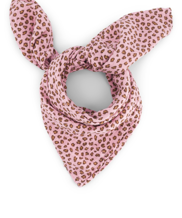 Merliukas 70x70 "BIANCA MINI LEOPARD CANDY PINK"