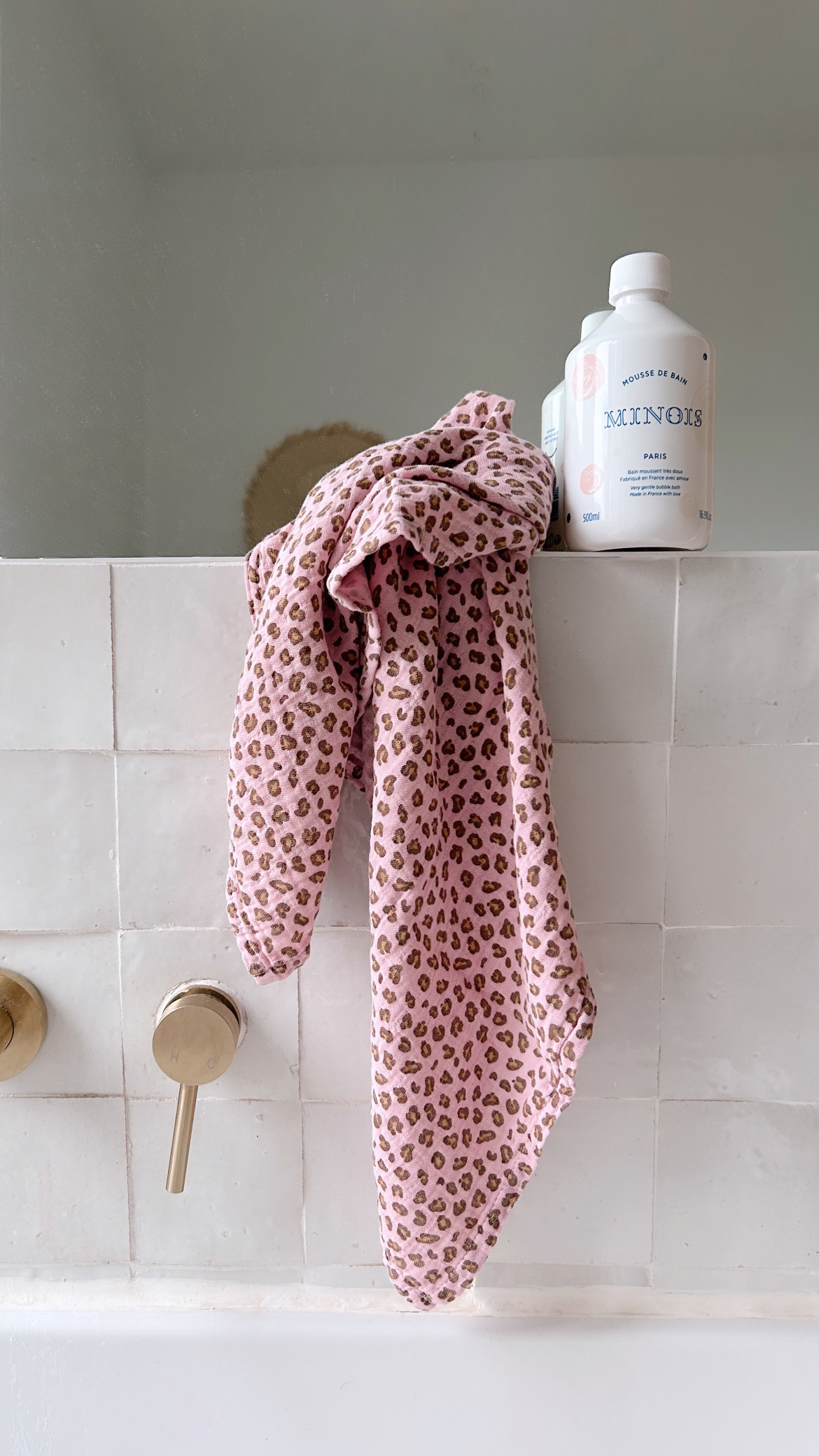 Vystyklas 110x110 "BIANCA MINI LEOPARD CANDY PINK" - Image 2