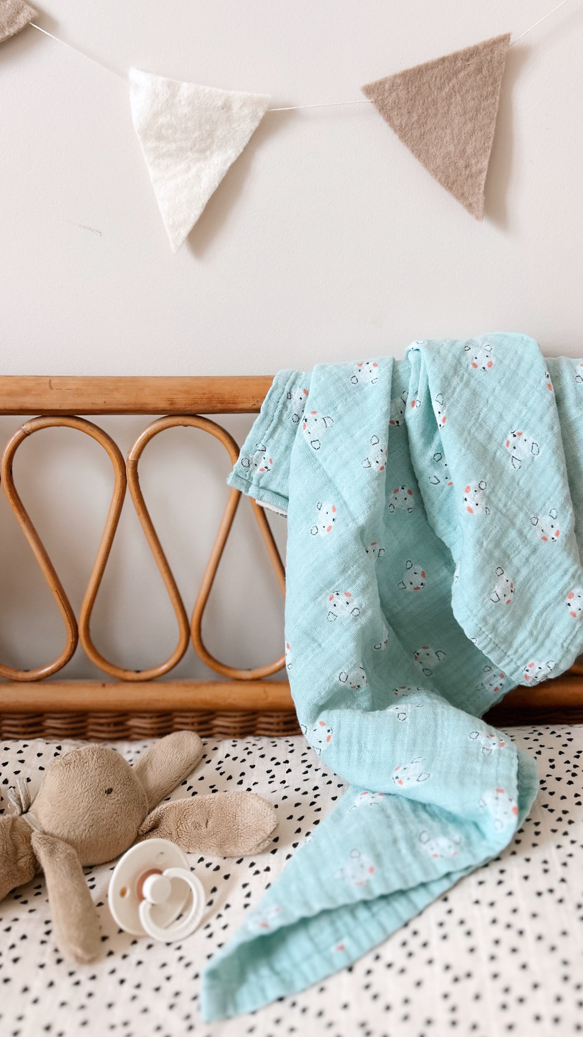 Merliukas 70x70 "BIANCA TEDDY BLUSH BLUE" - Image 2