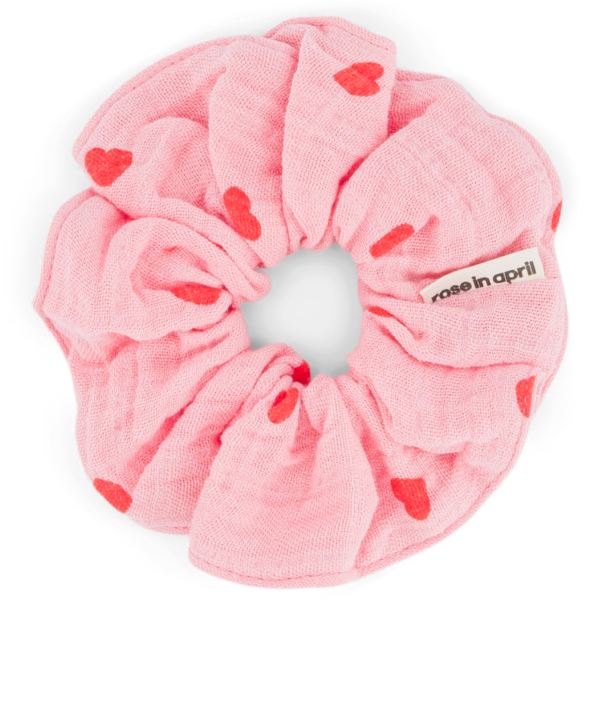 Plaukų gumytė "CHOUCHOU HEART FLAMINGO"