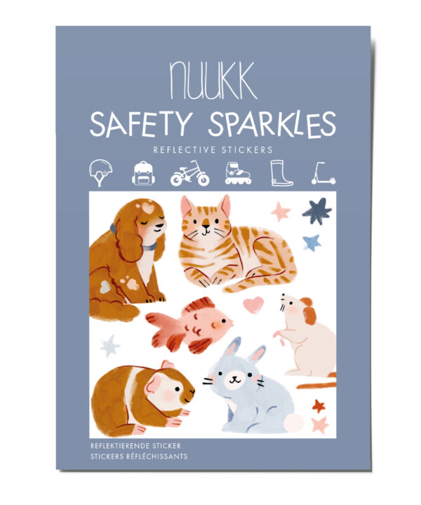 Šviesą atspindintys lipdukai gyvūnai