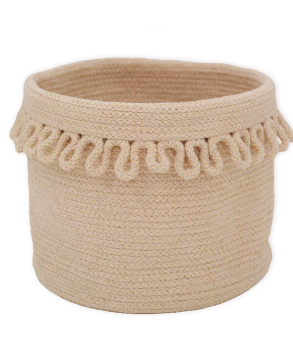 Medvilnės virvės krepšys Louna